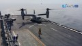 [최초공개] 美 MV-22 오스프리 헬기, 독도함 첫 착함훈련 영상